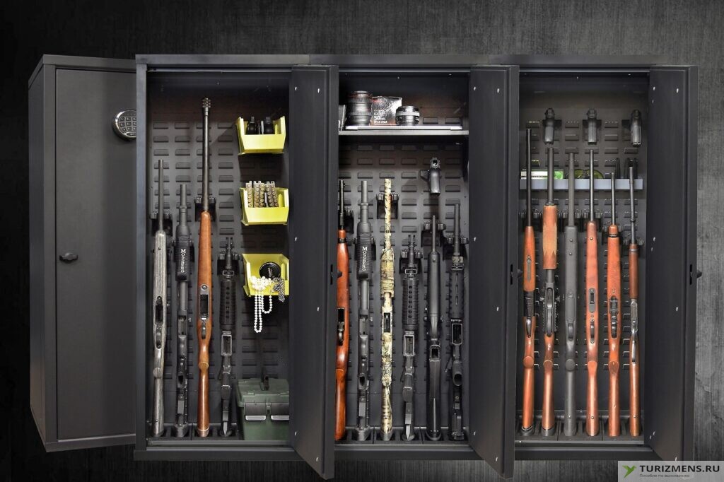 хранение оружия в специальном шкафу